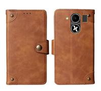 Cheshaoping Housse Téléphone Case Gel Skin pour MaxCom Comfort MM815 2.4" Coque Étui Cas Couverture Antichoc Cover Case (Marron)