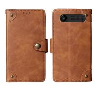 Cheshaoping Housse Téléphone Case Gel Skin pour Maxcom MK241 4G KaiOS 2.4" Coque Étui Cas Couverture Antichoc Cover Case (Marron)