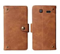 Cheshaoping Housse Téléphone Case Gel Skin pour Maxcom MM142L 2.4" Coque Étui Cas Couverture Antichoc Cover Case (Marron)