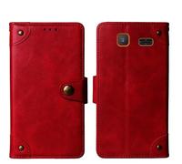 Cheshaoping Housse Téléphone Case Gel Skin pour Maxcom MM142L 2.4" Coque Étui Cas Couverture Antichoc Cover Case (Rouge)