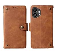 Cheshaoping Housse Téléphone Case Gel Skin pour MaxCom MS652 6.5" Coque Étui Cas Couverture Antichoc Cover Case (Marron)