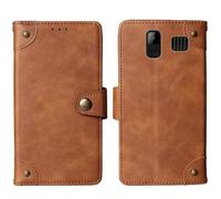 Cheshaoping Housse Téléphone Case Gel Skin pour MyPhone Halo C 2.2" Coque Étui Cas Couverture Antichoc Cover Case (Marron)