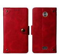 Cheshaoping Housse Téléphone Case Gel Skin pour SPC Prince 4G 2.8" Coque Étui Cas Couverture Antichoc Cover Case (Rouge)