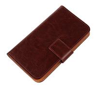 Cheshaoping Housse TPU Silicone Coque pour IIIF150 B3 PU Cuir Etui Leather Case Cover Flip Cas Couverture Protecteur Portefeuille (Brun)