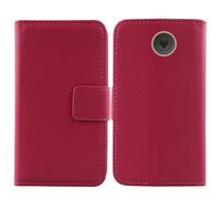Cheshaoping Veritable Cuir Etui pour Emporia Simplicity V27 2" Housse Coque Premium Case Cover Flip Cas Couverture Protecteur Leather Wallet (Rose)