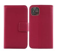 Cheshaoping Veritable Cuir Etui pour Emporia Smart.7 Lite / E7 Lite/Smart.ME7 5.45" Housse Coque Premium Case Cover Flip Cas Couverture Protecteur Leather Wallet (Rose)