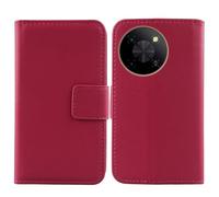 Cheshaoping Veritable Cuir Etui pour Gigaset GP20 6.67" Housse Coque Premium Case Cover Flip Cas Couverture Protecteur Leather Wallet (Rose)