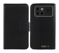 Cheshaoping Veritable Cuir Etui pour Gigaset GX50 6.77" Housse Coque Premium Case Cover Flip Cas Couverture Protecteur Leather Wallet (Noir)