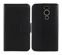 Cheshaoping Veritable Cuir Etui pour Olympia Joy II 2.4" Housse Coque Premium Case Cover Flip Cas Couverture Protecteur Leather Wallet (Noir)