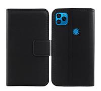 Cheshaoping Veritable Cuir Etui pour Pinwheel Slim 5 Kids 6.8" Housse Coque Premium Case Cover Flip Cas Couverture Protecteur Leather Wallet (Noir)