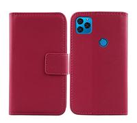 Cheshaoping Veritable Cuir Etui pour Pinwheel Slim 5 Kids 6.8" Housse Coque Premium Case Cover Flip Cas Couverture Protecteur Leather Wallet (Rose)