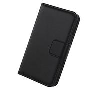 Cheshaoping Veritable Cuir TPU Silicne Etui pour Gigaset GS5 Pro SE 6.3" Housse Coque Premium Case Cover Flip Cas Couverture Protecteur Leather Wallet (Noir)