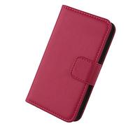 Cheshaoping Veritable Cuir TPU Silicne Etui pour Gigaset GS5 Pro SE 6.3" Housse Coque Premium Case Cover Flip Cas Couverture Protecteur Leather Wallet (Rose)