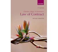 Cheshire, Fifoot, and Furmston's Law of Contract