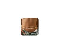 CHESKY Chaîne de taille en or pour femme, plaqué or 14 carats, chaîne de ventre pour la taille, réglable, étanche, sexy, chaîne de bikini satellite, chaîne d'été, ne ternit pas, bijoux cadeaux pour