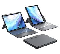 CHESONA Pro 12.9 Étui avec clavier, support arrière Rugged Touche