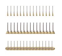 Chesoon Ensemble Brosses Métalliques Roues Métalliques en Laiton Brosses à Stylo Ensemble Brosses en Forme d'intestin Kit pour Outils Rotatifs Nettoyage polonais 45 pièces