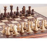 Chess and games shop Muba Jeu d’échecs en bois, fait à la main, 1-2 joueurs, âge minimum 216 mois, idée cadeau (40 cm), ORN