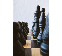 Chess Board Opening Black Chess Pieces A5 Glossy Hardback Lined Notebook,: Chess Themed Stationery, Chess Themed Notepad, Chess Game Stationery, Chess Stocking Filler