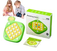 Chess Board, Rotating Puzzle Game, 5.7×5.7 in, Durable and Compact Build, Great Educational Gift Option, Board Games for Travel, Family, Kids, Friends, Parties, Home