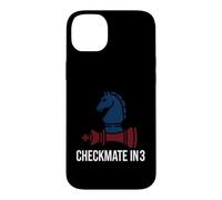 Chess Checkmate in 3 Knight Defeats King Coque pour iPhone 14 Plus