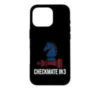 Chess Checkmate in 3 Knight Defeats King Coque pour iPhone 16 Pro