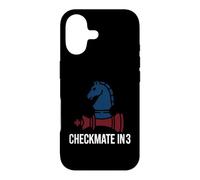 Chess Checkmate in 3 Knight Defeats King Coque pour iPhone 17