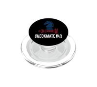 Chess Checkmate in 3 Knight Defeats King PopSockets PopGrip pour MagSafe