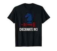 Chess Checkmate in 3 Knight Defeats King T-Shirt