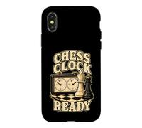 Chess Clock Ready Roi Dame Partie Coque pour iPhone X/XS