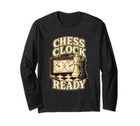 Chess Clock Ready Roi Dame Partie Manche Longue
