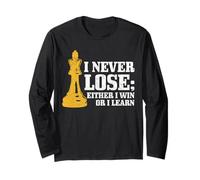 Chess I Never Lose Eeither I Win Or I Learn Chess Player Manche Longue