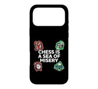 Chess is A Sea of Misery Funny Board Gamer Coque pour iPhone 17 Pro Max