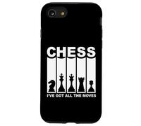 Chess I've Got All the Moves, joueur d'échecs rétro Coque pour iPhone SE (2020) / 7 / 8