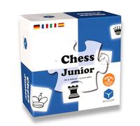 Chess Junior Jeu d'échecs pour Enfants, Bleu et Blanc, 0019 - version anglaise
