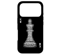 Chess King Strategy Typographie T-Shirt pour Thinkers Apparel Coque pour iPhone 17 Pro