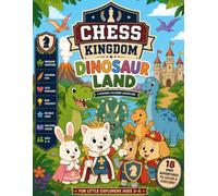 Chess Kingdom Dinosaur Land: A Fun Dinosaur Coloring Book for Kids Ages 3-6