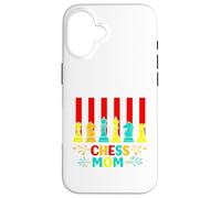 Chess Mom Strategic Mind Pride Coque pour iPhone 16