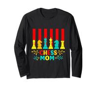 Chess Mom Strategic Mind Pride Manche Longue