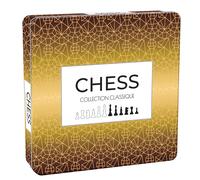 Tactic Games – Jeu d'échecs classique 14001 – Coffret métal