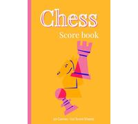 Chess Scorebook: Chess Notebook for girls | 6x9” Portable | 120 Sheets | 50 Games per sheet