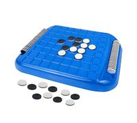 Chess Set noir et blanc - Jeu de société de stratégie classique à 2 joueurs | Jeu d'échecs portable avec design pliable pour voyage, fête, école, activités et jeux de compétition en famille