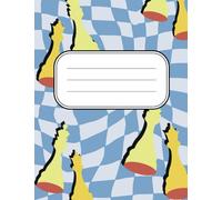 Chess STEM Themed Composition Notebook Exercise Book with Mixed Lines, Dot and Grid Square Pages