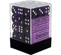Chessex Dés 6 faces violet translucide