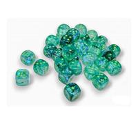 Chessex - Borealis 12mm D6 Dice Block - Kelp