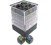 Chessex D6 12mm Mosaic w/Yellow (36)