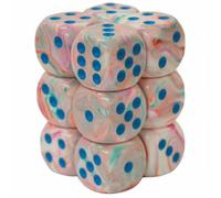 Chessex Festive 16 mm D6 Bloc de dés Hexaèdre 12 pièces pour 14 ans et plus