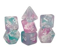 Chessex - Mini Nebula Polyhedral 7 Die Set - Wisteria White