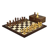 Chessgammon Jeu d'échecs en bois pour adulte fabriqué à la main - Grand jeu traditionnel de luxe - Wengeboard Sheesham classique - Pièces d'échecs lestées - 48,3 cm