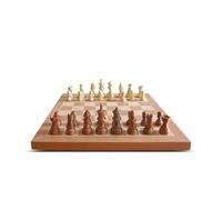 Chessnut Air+ Jeu d'échecs électronique avec planche en bois, extra queens, LED, jeu adaptatif IA et application avec échiquier informatique pour enfants de 8 ans et plus, 2 joueurs
